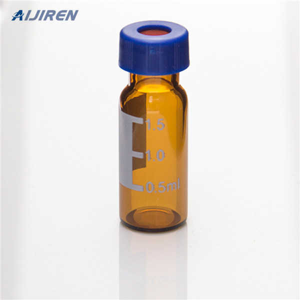 flat base standard opening chromatography sample vials